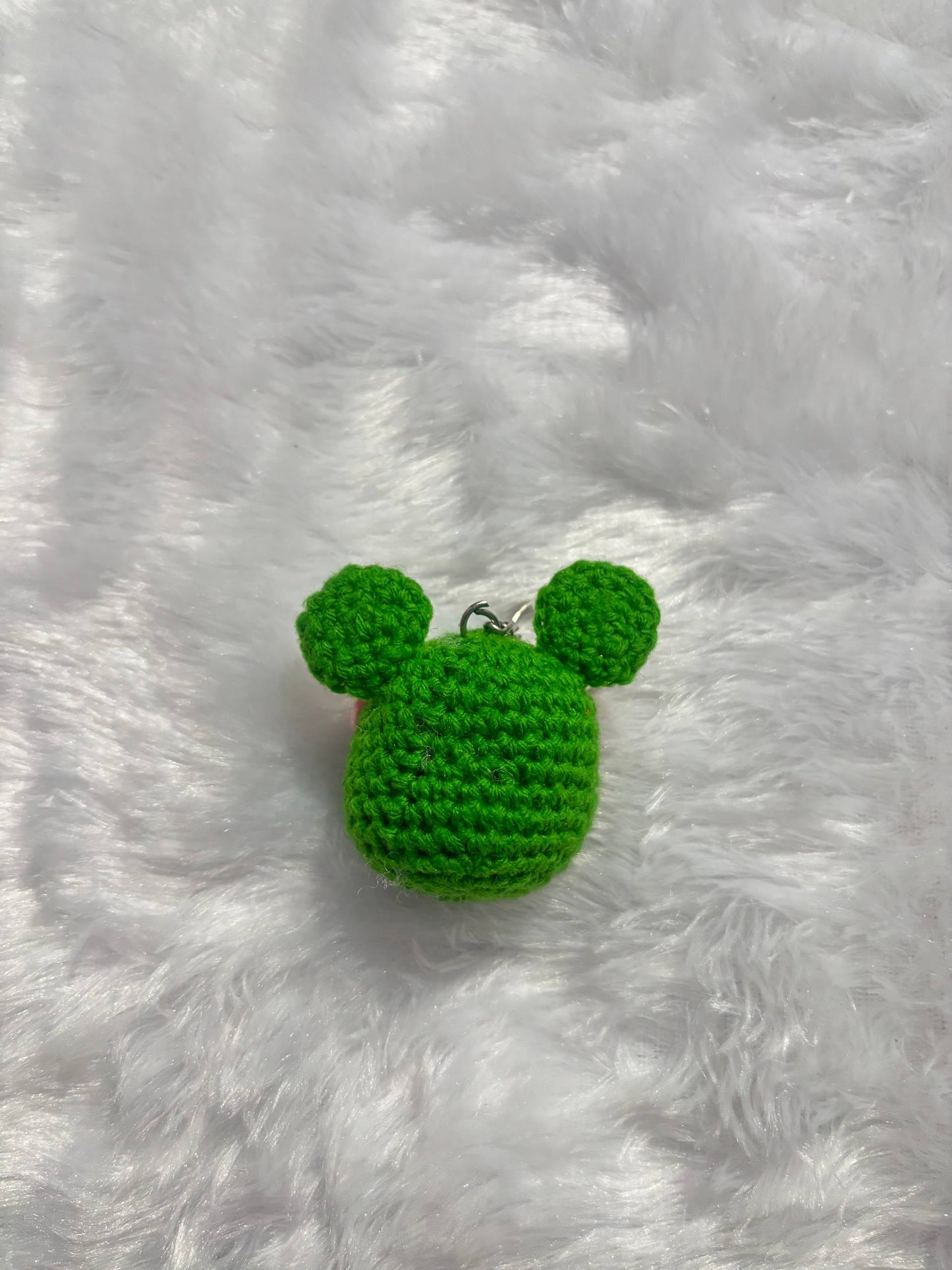 FroggyBlush Crochet Frog Keychain