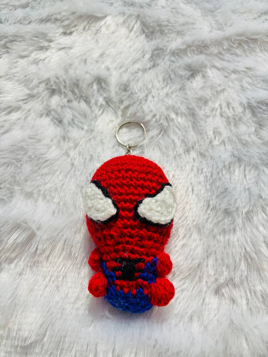 ChibiSpidey Crochet Spiderman Keychain
