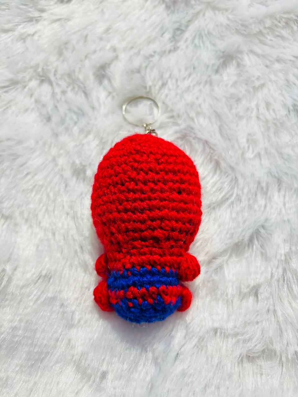 ChibiSpidey Crochet Spiderman Keychain