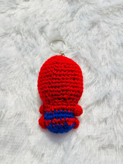 ChibiSpidey Crochet Spiderman Keychain