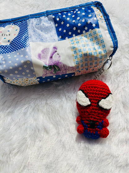 ChibiSpidey Crochet Spiderman Keychain