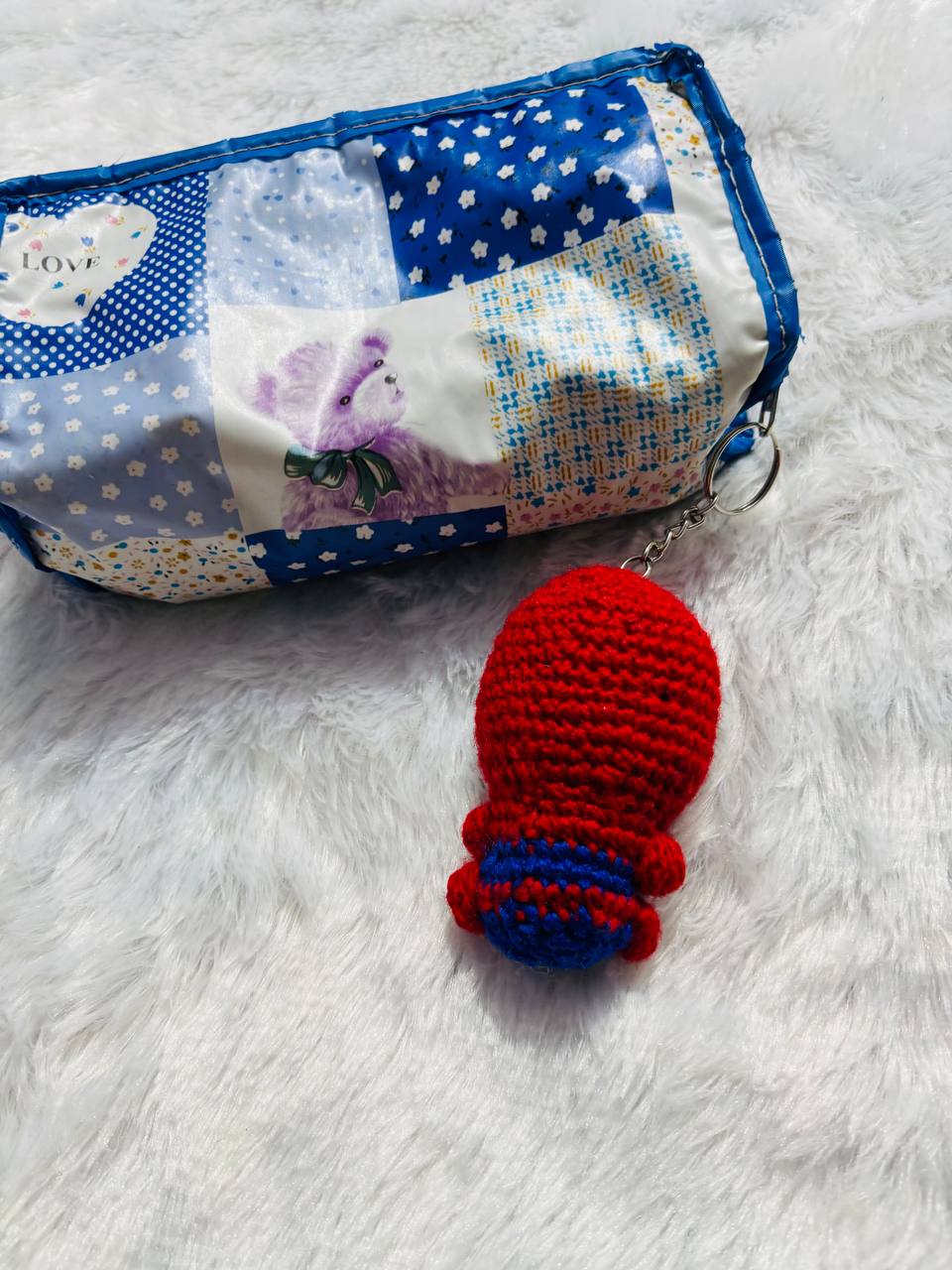 ChibiSpidey Crochet Spiderman Keychain