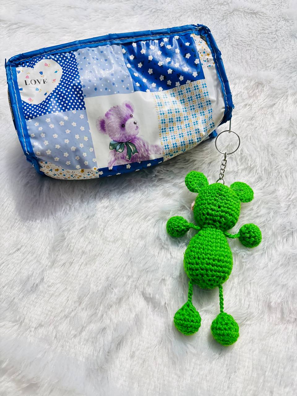 FroggyPop Crochet Frog Keychain