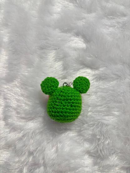 FroggyBlush Crochet Frog Keychain