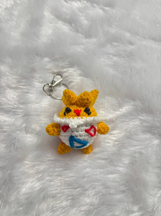Togepi Cuddle Crochet Pokemon Charm