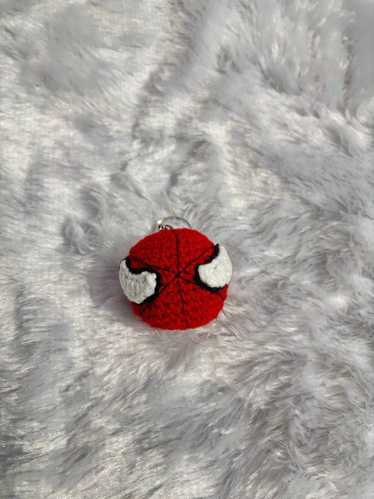 SpideyPop Crochet Spiderman Keychain Charm