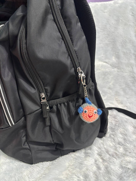AquaBloop Crochet Fishy Keyring Charm